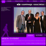 Screen shot of the Essaimage Associates Ltd website.