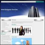 Screen shot of the Arkel Computer Services Ltd website.