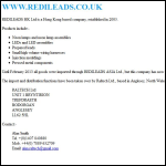 Screen shot of the Redileads (Anglesey) Ltd website.