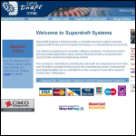 Screen shot of the Superdraft Systems Ltd website.