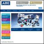 Screen shot of the Alan Butcher Components Ltd website.