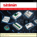 Screen shot of the Dataman Programmers Ltd website.