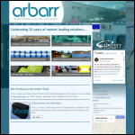 Screen shot of the Arbour Electronics Ltd website.