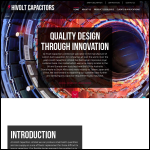 Screen shot of the Hivolt Capacitors Ltd website.