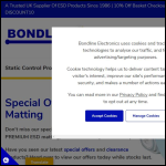 Screen shot of the Bondline Electronics Ltd website.