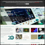 Screen shot of the Plus Opto Ltd website.