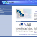 Screen shot of the Microvitec Ltd website.