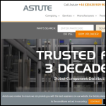 Screen shot of the Astute Electronics Ltd website.
