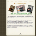 Screen shot of the Short Brothers plc website.