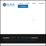 Screen shot of the Suna Communication Ltd website.