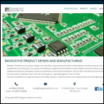 Screen shot of the Designer Systems Ltd website.