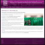 Screen shot of the TRI Technology Ltd website.