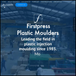 Screen shot of the Firstpress (Plastic Moulders) Ltd website.