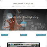 Screen shot of the Piper Media Products website.