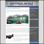 Screen shot of the Rudgwick Metals Ltd website.