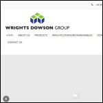 Screen shot of the Wrights Dowson Group website.