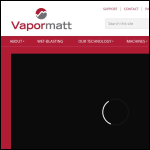 Screen shot of the Vapormatt Ltd website.