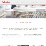 Screen shot of the Ortlinghaus UK Ltd website.