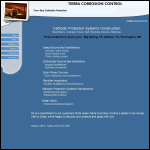 Screen shot of the Corrosion Control International Ltd website.