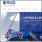 Screen shot of the RUD Chains Ltd website.