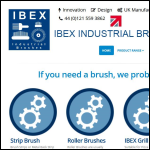 Screen shot of the Industrial Brushware Ltd website.