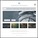 Screen shot of the Humberside Instruments Ltd website.