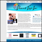 Screen shot of the Peacock Plastics Ltd website.
