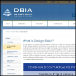 Screen shot of the Design & Build website.