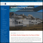 Screen shot of the Roller Shutter Products website.