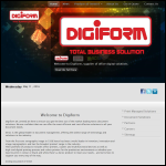 Screen shot of the Digiform Engineering Ltd website.