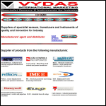Screen shot of the Vydas International Marketing website.