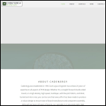 Screen shot of the Cadenergy Ltd website.