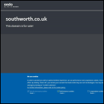 Screen shot of the Southworth Handling Ltd website.