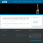 Screen shot of the RTS Associates website.