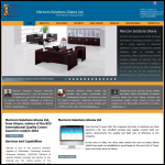 Screen shot of the Mericom Ltd website.
