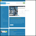 Screen shot of the Pneumatic Conveying Systems Ltd website.