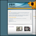 Screen shot of the PRW Machinery Ltd website.