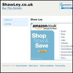 Screen shot of the Shawley Ltd website.