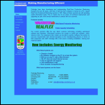 Screen shot of the Oxbridge Monitoring Ltd website.