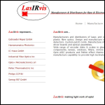 Screen shot of the Lasirvis Optoelectronic Components Ltd website.