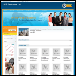 Screen shot of the JCB Electronics Ltd website.