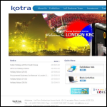 Screen shot of the Korea Trade Centre website.