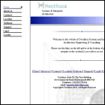 Screen shot of the Noctiluca Ltd website.