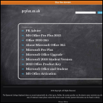 Screen shot of the PR Plus Ltd website.