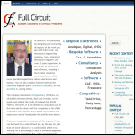 Screen shot of the Full Circuit Ltd website.