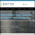 Screen shot of the Witton Chemical Co Ltd website.