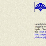 Screen shot of the Lamplighter Plastic Mouldings Ltd website.