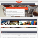 Screen shot of the Danly UK Ltd website.