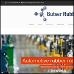 Screen shot of the Butser Rubber Ltd website.