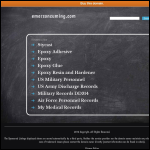 Screen shot of the Emerson & Cuming Speciality Polymers website.
